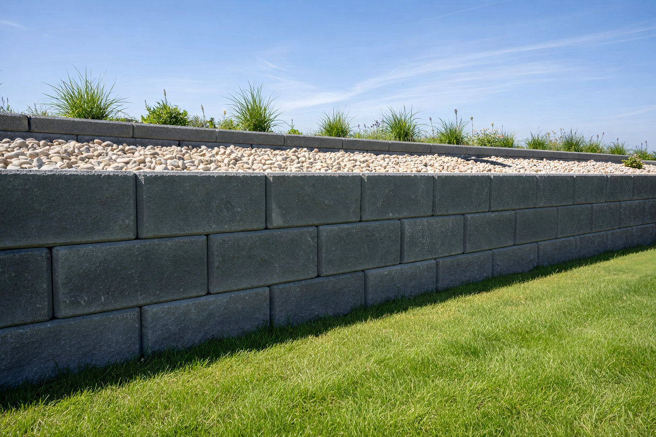 Concrete block walls